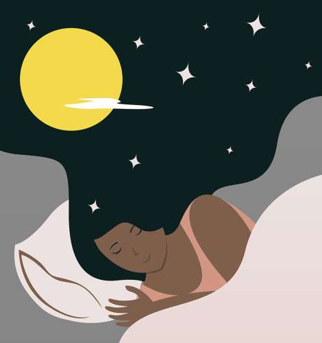 Moon effects on sleep